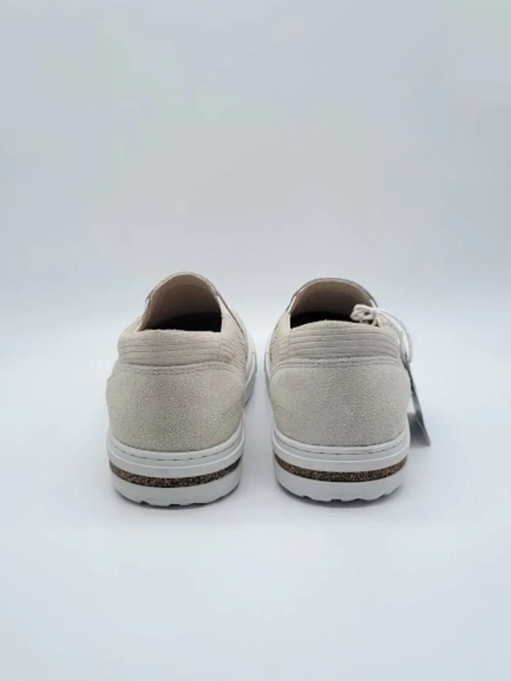 BIRKENSTOCK Oswego Corduroy Slip On Sneakers Ivory Cream EU Size 40 NWT